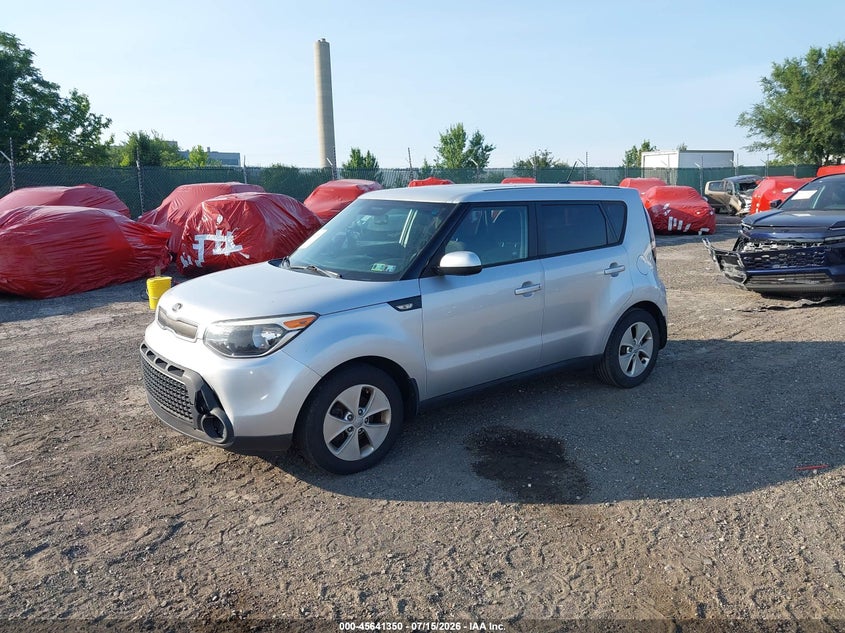 2014 Kia Soul VIN KNDJN2A29E7714693 IAAI salvage auction — NORMAL WEAR, Clear (Pennsylvania), sold $775 on 2026-07-17 (photo 2)