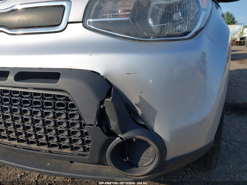 2014 Kia Soul VIN KNDJN2A29E7714693 IAAI salvage auction — NORMAL WEAR, Clear (Pennsylvania), sold $775 on 2026-07-17 (photo 6)