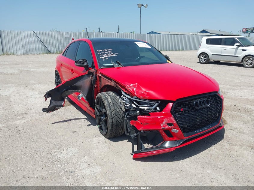 2018 Audi Rs3 VIN WUABWGFF3J1907609 — IAAI salvage auction photo