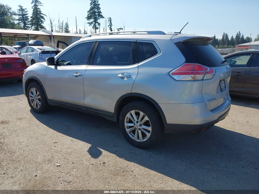 2016 Nissan Rogue VIN KNMAT2MV6GP644567 IAAI salvage auction — NORMAL WEAR, Rebuilt-Non-Public (Washington), sold $325 on 2026-07-29 (photo 3)