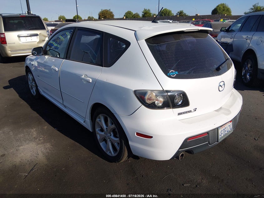 2009 Mazda 3 VIN JM1BK344191243860 IAAI salvage auction — RIGHT REAR, Salvage Certificate (California), sold $225 on 2026-07-24 (photo 3)