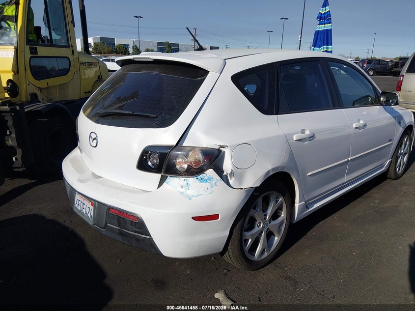 2009 Mazda 3 VIN JM1BK344191243860 IAAI salvage auction — RIGHT REAR, Salvage Certificate (California), sold $225 on 2026-07-24 (photo 6)