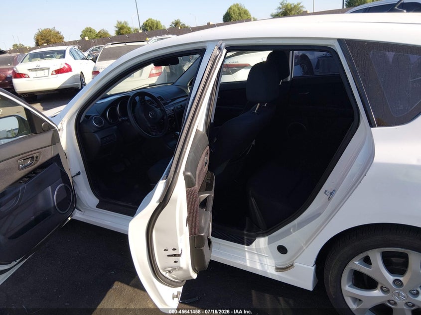 2009 Mazda 3 VIN JM1BK344191243860 IAAI salvage auction — RIGHT REAR, Salvage Certificate (California), sold $225 on 2026-07-24 (photo 8)