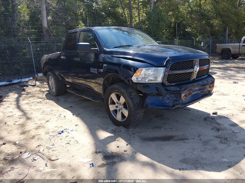 2015 Ram 1500 VIN 1C6RR7FT1FS670796 IAAI salvage auction — FRONT & REAR, Salvage (South Carolina), sold $825 on 2026-08-22 (photo 1)