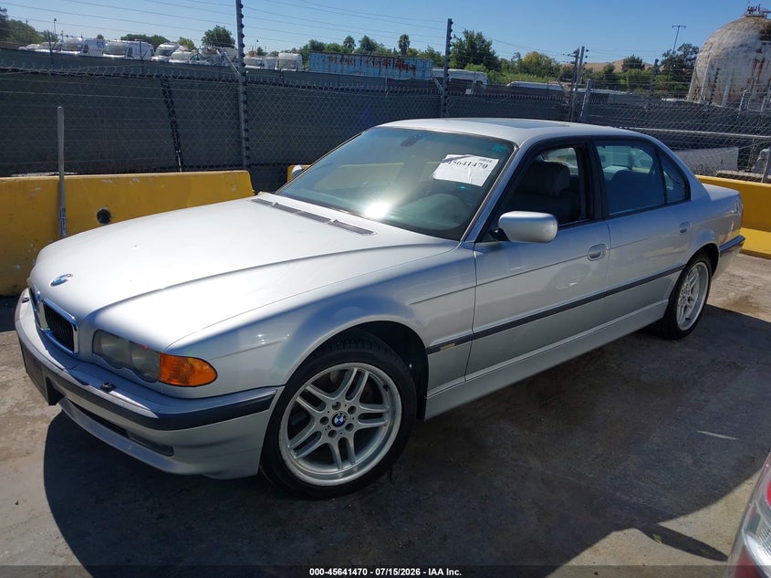 2001 BMW 7 series VIN WBAGH83451DP21264 IAAI salvage auction — NORMAL WEAR, Clear - Dealer Only (California), sold $1,450 on 2026-07-30 (photo 2)