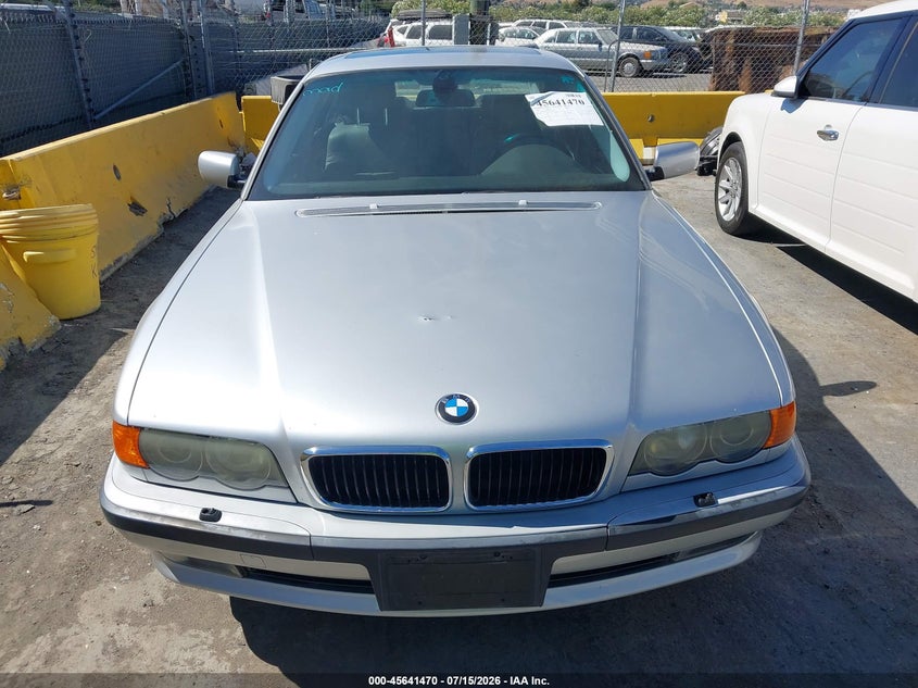 2001 BMW 7 series VIN WBAGH83451DP21264 IAAI salvage auction — NORMAL WEAR, Clear - Dealer Only (California), sold $1,450 on 2026-07-30 (photo 6)