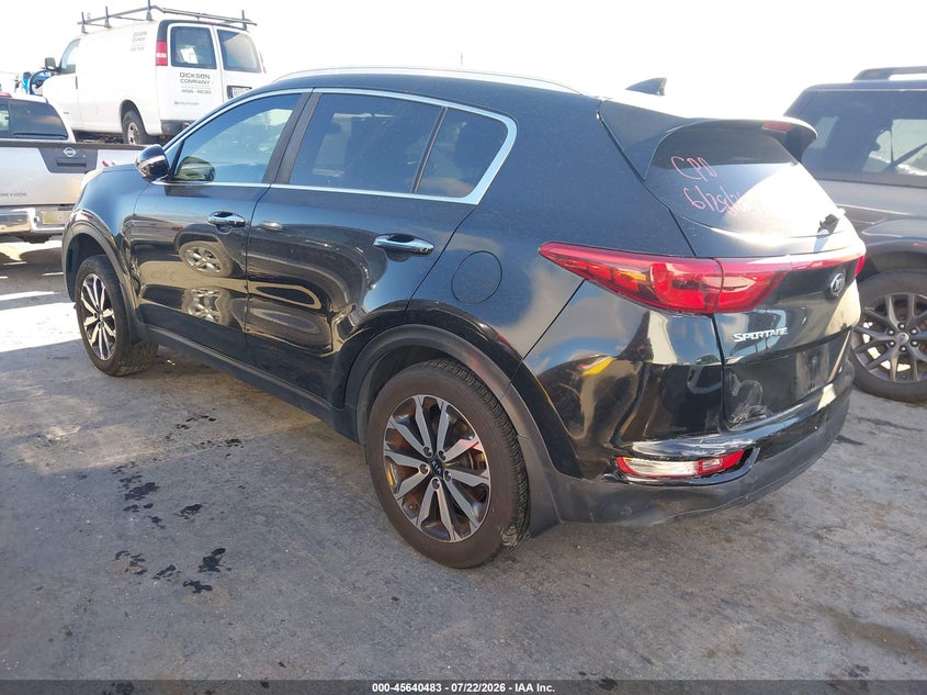 2018 Kia Sportage VIN KNDPN3AC1J7354564 IAAI salvage auction — RIGHT FRONT, Salvage (California), sold $1,400 on 2026-07-30 (photo 3)