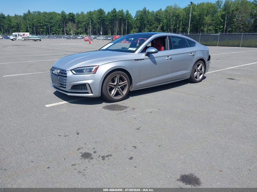 2018 Audi S5 VIN WAUB4CF56JA126812 IAAI salvage auction — LEFT REAR, Mv-907A (New York), sold $3,650 on 2026-07-30 (photo 2)