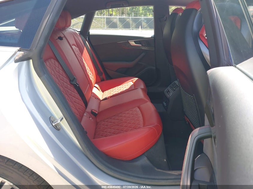 2018 Audi S5 VIN WAUB4CF56JA126812 IAAI salvage auction — LEFT REAR, Mv-907A (New York), sold $3,650 on 2026-07-30 (photo 8)