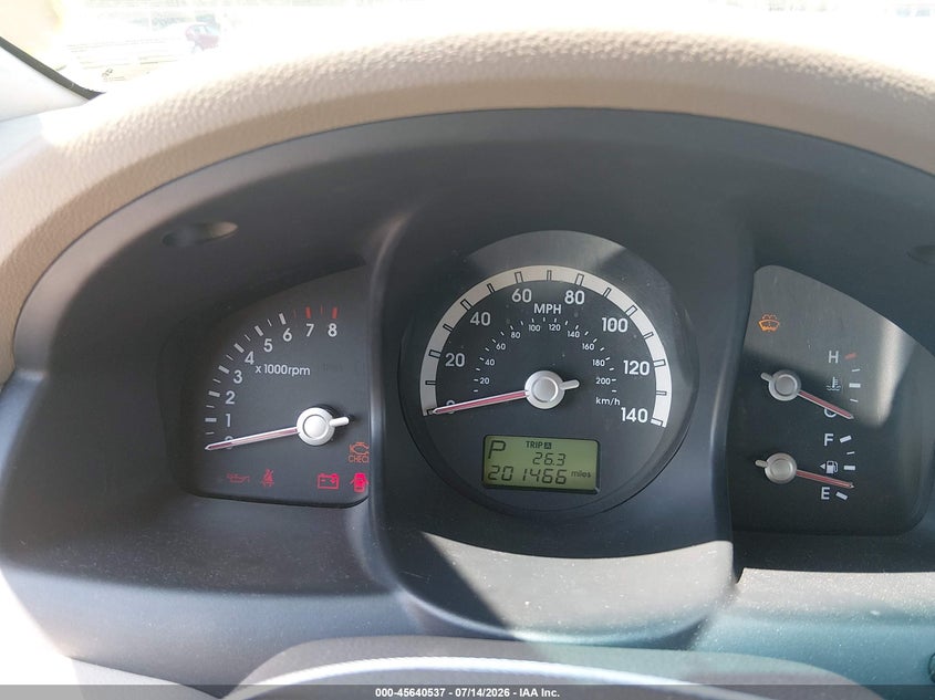2007 Kia Sportage VIN KNDJF723177419348 IAAI salvage auction — NORMAL WEAR, Clear (Virginia), sold $375 on 2026-07-31 (photo 7)