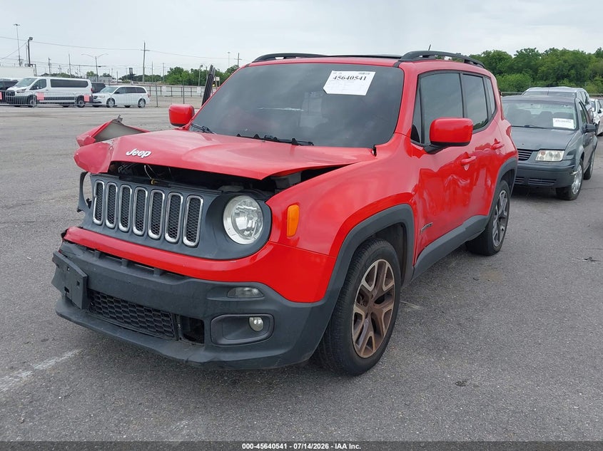 2015 Jeep Renegade VIN ZACCJABT0FPC29997 IAAI salvage auction — FRONT END, Salvage Title, sold $250 on 2026-07-29 (photo 2)