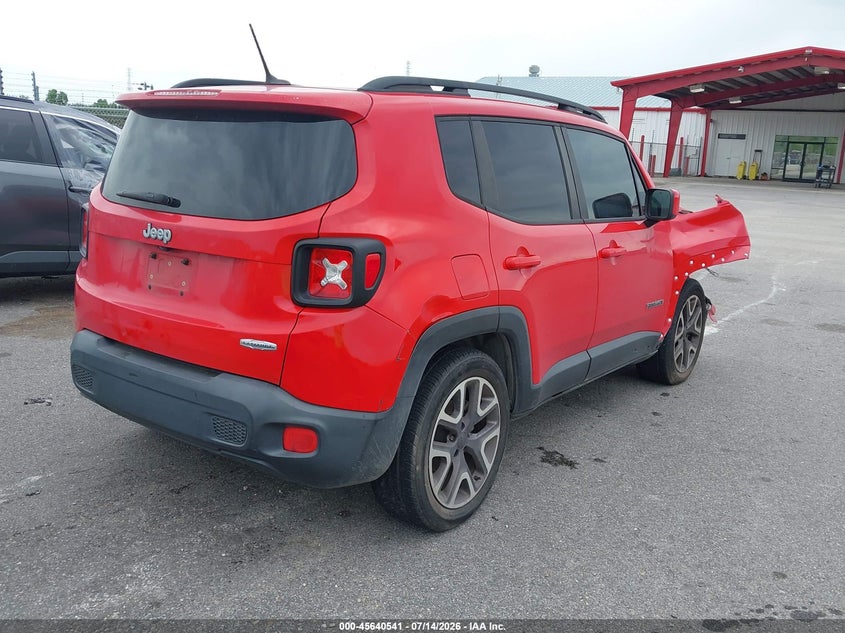 2015 Jeep Renegade VIN ZACCJABT0FPC29997 IAAI salvage auction — FRONT END, Salvage Title, sold $250 on 2026-07-29 (photo 4)