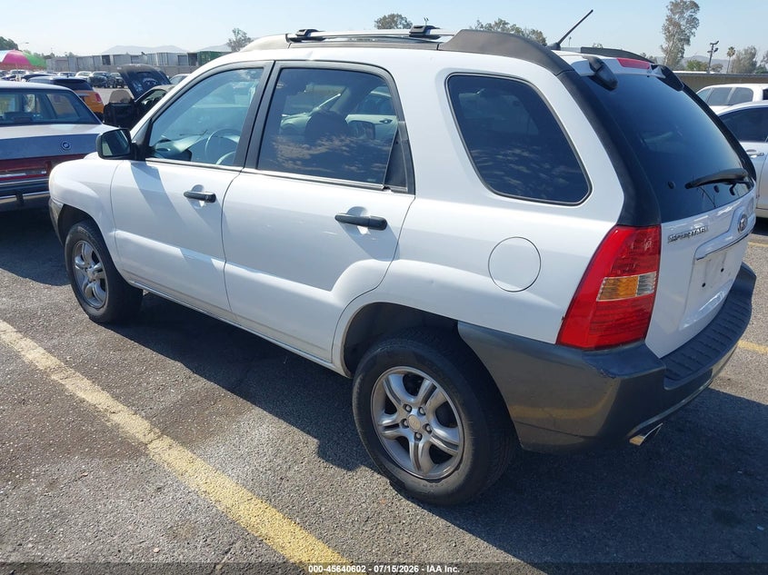 2008 Kia Sportage VIN KNDJF723X87506974 IAAI salvage auction — NORMAL WEAR, Clear - Dealer Only (California), sold $25 on 2026-07-21 (photo 3)