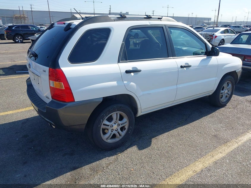 2008 Kia Sportage VIN KNDJF723X87506974 IAAI salvage auction — NORMAL WEAR, Clear - Dealer Only (California), sold $25 on 2026-07-21 (photo 4)