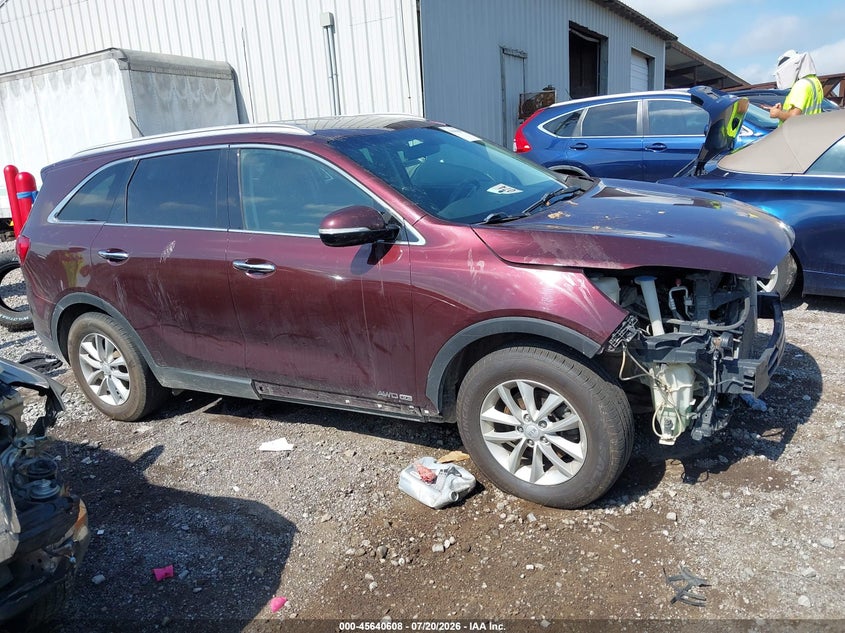 2018 Kia Sorento VIN 5XYPGDA57JG407773 IAAI salvage auction — FRONT END, Salvage (Tennessee), sold $25 on 2026-07-30 (photo 7)