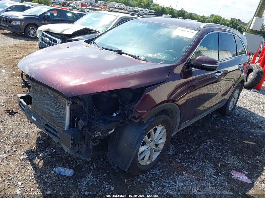2018 Kia Sorento VIN 5XYPGDA57JG407773 IAAI salvage auction — FRONT END, Salvage (Tennessee), sold $25 on 2026-07-30 (photo 2)