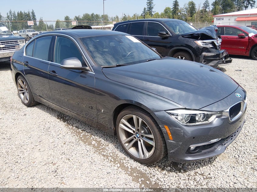 2017 BMW 3er VIN WBA8E1C30HA029680 IAAI salvage auction — FRONT END, Salvage Title, sold $5,400 on 2026-08-02 (photo 1)