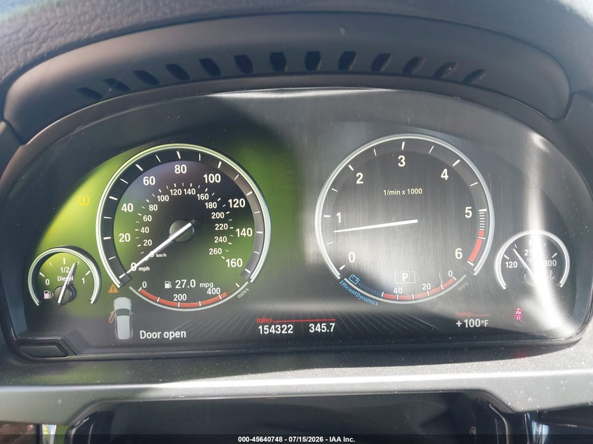 2015 BMW X5 VIN 5UXKS4C58F0N08452 IAAI salvage auction — NORMAL WEAR, Clear - Dealer Only (California), sold $9,100 on 2026-07-23 (photo 7)