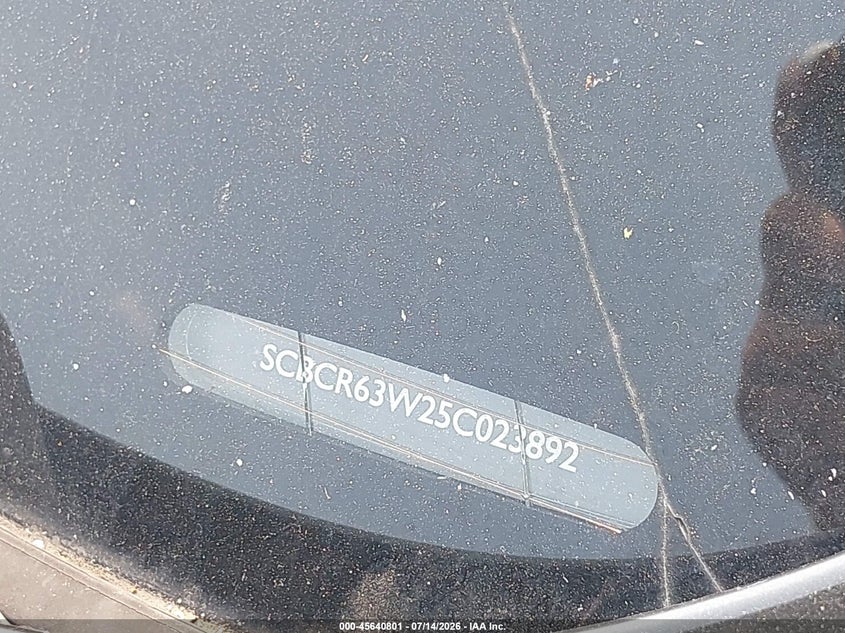 2005 Bentley Continental VIN SCBCR63W25C023892 IAAI salvage auction — BIO HAZARD, Salvage (Virginia), sold $2,800 on 2026-07-30 (photo 9)