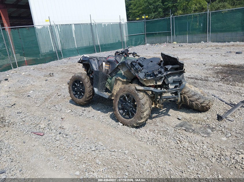 2022 Polaris Sportsman VIN 4XASXE857NB206534 IAAI salvage auction — REAR END, Bill Of Sale (West Virginia), sold $1,400 on 2026-08-19 (photo 3)