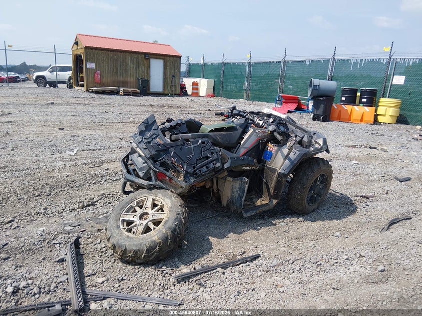 2022 Polaris Sportsman VIN 4XASXE857NB206534 IAAI salvage auction — REAR END, Bill Of Sale (West Virginia), sold $1,400 on 2026-08-19 (photo 4)