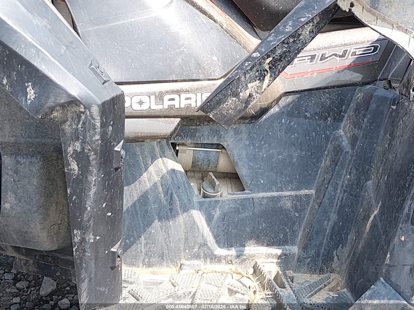2022 Polaris Sportsman VIN 4XASXE857NB206534 IAAI salvage auction — REAR END, Bill Of Sale (West Virginia), sold $1,400 on 2026-08-19 (photo 9)