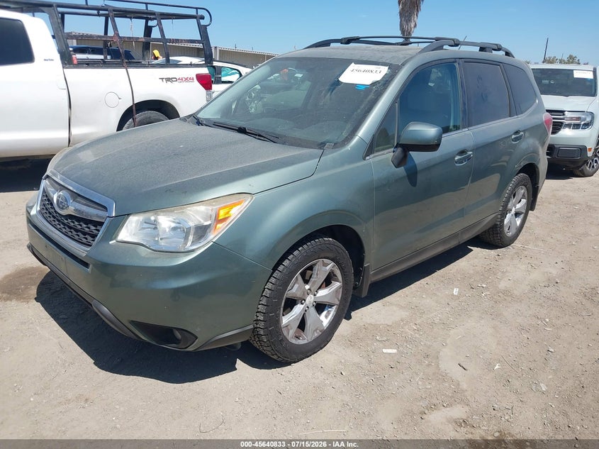 2014 Subaru Forester VIN JF2SJAHC4EH538706 IAAI salvage auction — UNKNOWN, Clear-Dealer Only (Idaho), sold $2,250 on 2026-07-22 (photo 2)