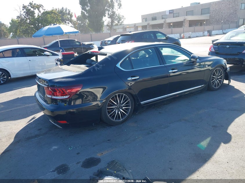 2014 Lexus Ls 460 VIN JTHBL5EF9E5128739 IAAI salvage auction — NORMAL WEAR, Clear - Dealer Only (California), sold $25 on 2026-07-27 (photo 4)