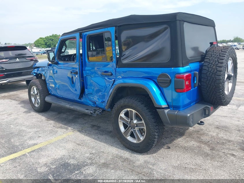 2021 Jeep Wrangler / VIN 1C4HJXEG9MW845057 IAAI salvage auction — ALL OVER, Clear (Louisiana), sold $8,500 on 2026-07-30 (photo 3)