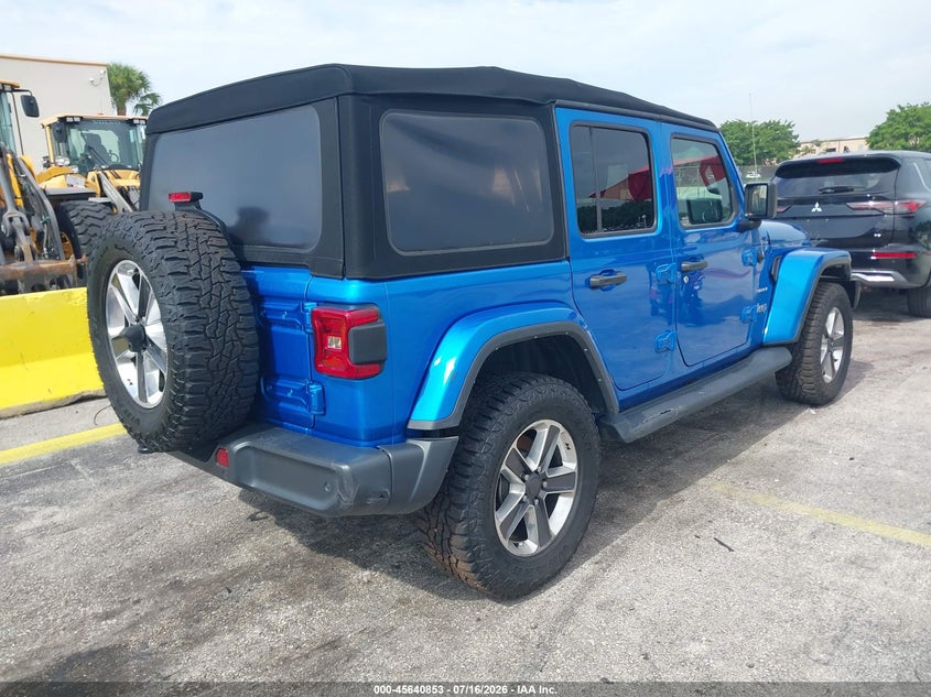 2021 Jeep Wrangler / VIN 1C4HJXEG9MW845057 IAAI salvage auction — ALL OVER, Clear (Louisiana), sold $8,500 on 2026-07-30 (photo 4)