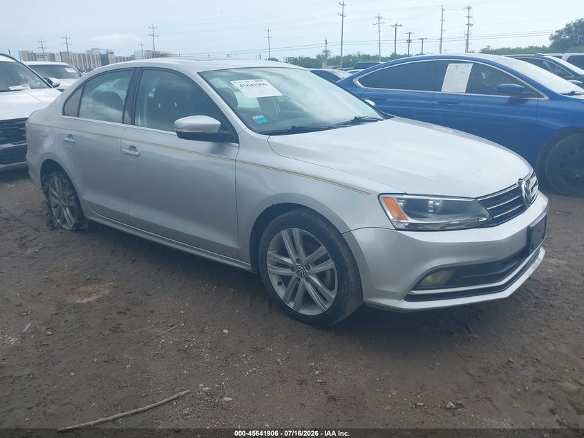 2015 Volkswagen Jetta VIN 3VWL07AJ0FM289560 IAAI salvage auction — LEFT FRONT, Salvage Title, sold $2,350 on 2026-09-11 (photo 1)