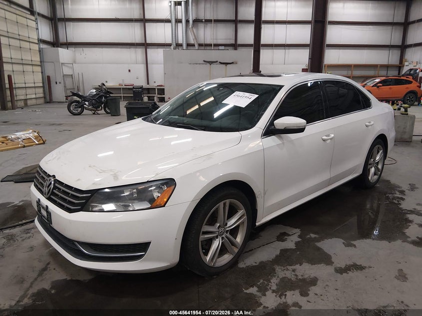 2015 Volkswagen Passat VIN 1VWBV7A35FC045466 IAAI salvage auction — RIGHT SIDE, Wait Title, sold $50 on 2026-08-07 (photo 2)