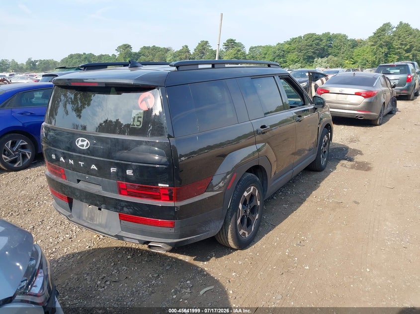 2024 Hyundai Santa fe VIN 5NMP2DGL3RH064241 IAAI salvage auction — FRONT END, Salvage Title, sold $8,300 on 2026-08-25 (photo 4)