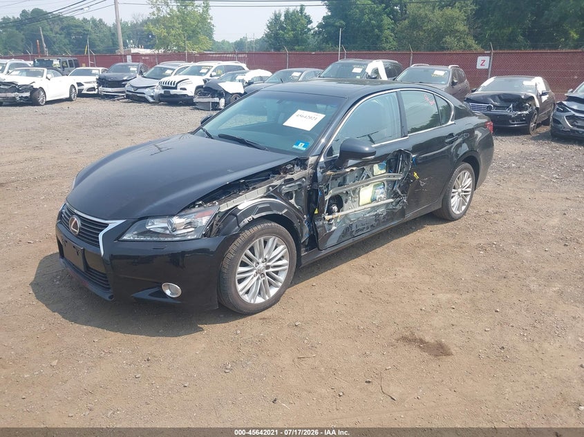 2014 Lexus Gs VIN JTHCE1BL6E5023142 IAAI salvage auction — LEFT SIDE, Salvage Title, sold $8,150 on 2026-08-26 (photo 2)