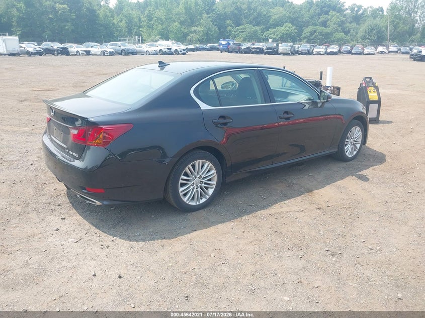 2014 Lexus Gs VIN JTHCE1BL6E5023142 IAAI salvage auction — LEFT SIDE, Salvage Title, sold $8,150 on 2026-08-26 (photo 4)