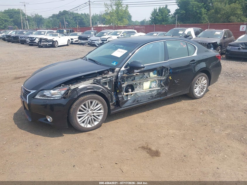 2014 Lexus Gs VIN JTHCE1BL6E5023142 IAAI salvage auction — LEFT SIDE, Salvage Title, sold $8,150 on 2026-08-26 (photo 6)