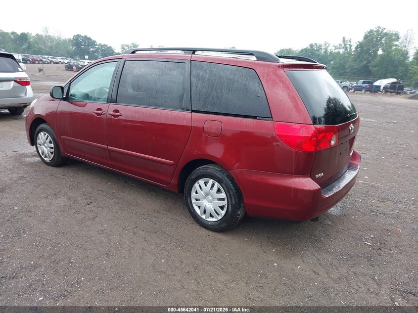 2009 Toyota Sienna VIN 5TDZK23CX9S281074 IAAI salvage auction — NORMAL WEAR, Original (Ohio), sold $1,050 on 2026-07-27 (photo 3)
