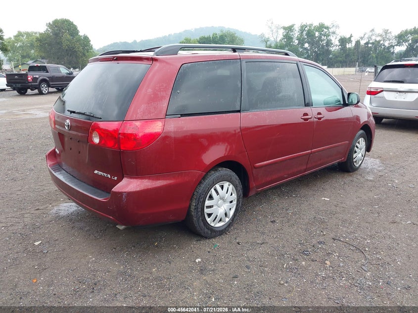 2009 Toyota Sienna VIN 5TDZK23CX9S281074 IAAI salvage auction — NORMAL WEAR, Original (Ohio), sold $1,050 on 2026-07-27 (photo 4)