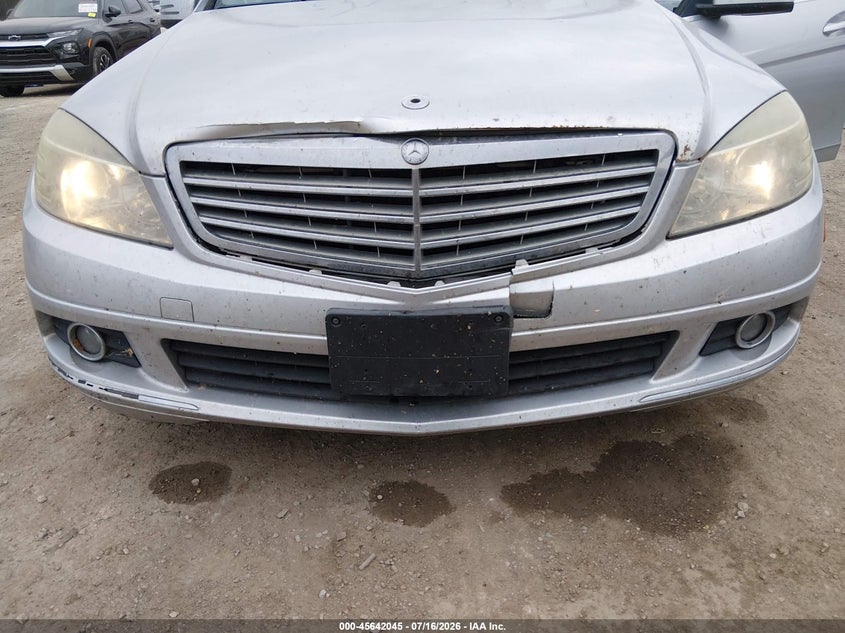 2010 Mercedes-benz C class VIN WDDGF8BB7AR100335 IAAI salvage auction — FRONT END, Salvage (Kansas), sold $625 on 2026-08-16 (photo 6)