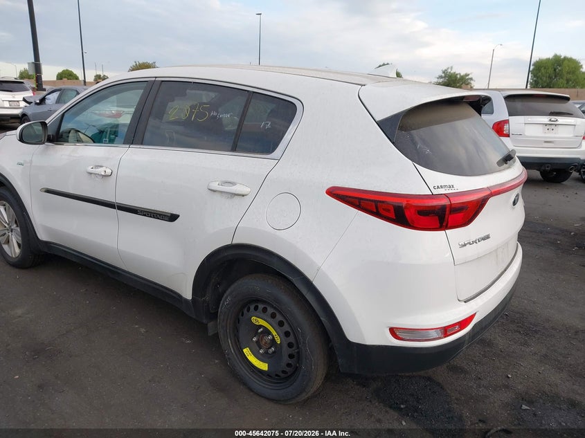 2017 Kia Sportage VIN KNDPMCAC6H7198096 IAAI salvage auction — THEFT, Wait Title, sold $3,050 on 2026-08-27 (photo 3)