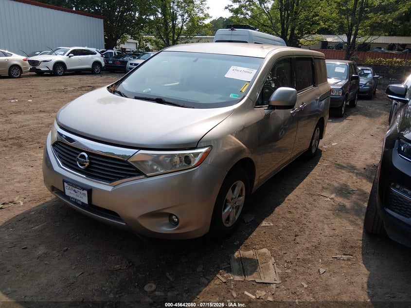 2011 Nissan Quest VIN JN8AE2KP9B9003655 IAAI salvage auction — NORMAL WEAR, Clear (Virginia), sold $225 on 2026-07-23 (photo 2)
