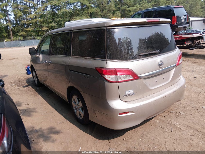 2011 Nissan Quest VIN JN8AE2KP9B9003655 IAAI salvage auction — NORMAL WEAR, Clear (Virginia), sold $225 on 2026-07-23 (photo 3)