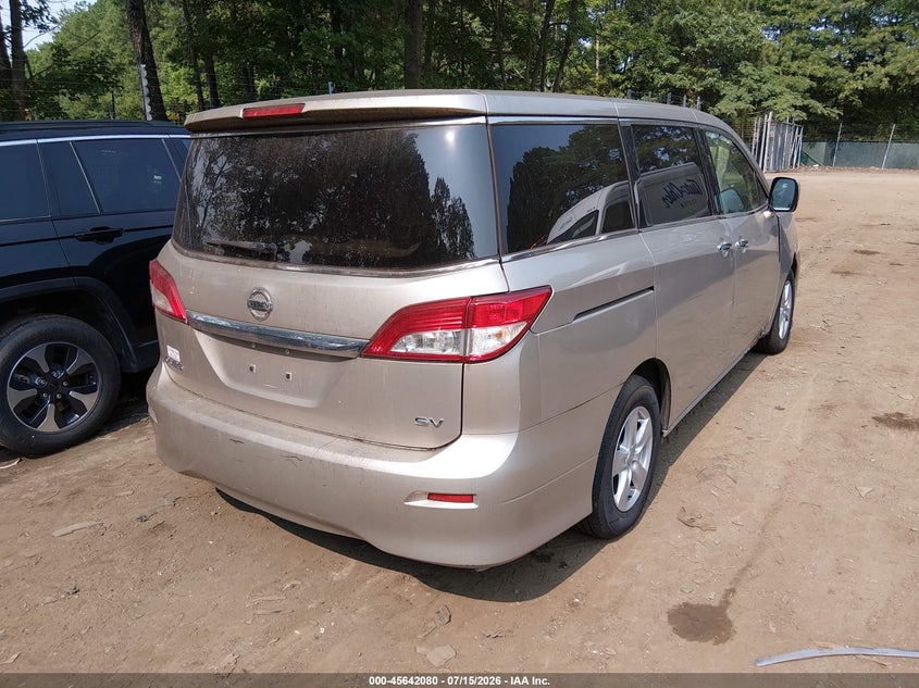 2011 Nissan Quest VIN JN8AE2KP9B9003655 IAAI salvage auction — NORMAL WEAR, Clear (Virginia), sold $225 on 2026-07-23 (photo 4)