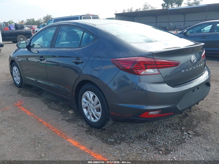 2020 Hyundai Elantra VIN 5NPD74LF0LH616406 IAAI salvage auction — NORMAL WEAR, SF97 (California), sold $10,500 on 2026-08-25 (photo 3)