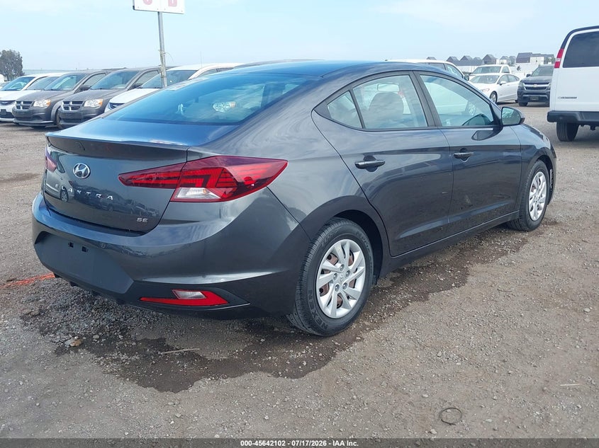 2020 Hyundai Elantra VIN 5NPD74LF0LH616406 IAAI salvage auction — NORMAL WEAR, SF97 (California), sold $10,500 on 2026-08-25 (photo 4)