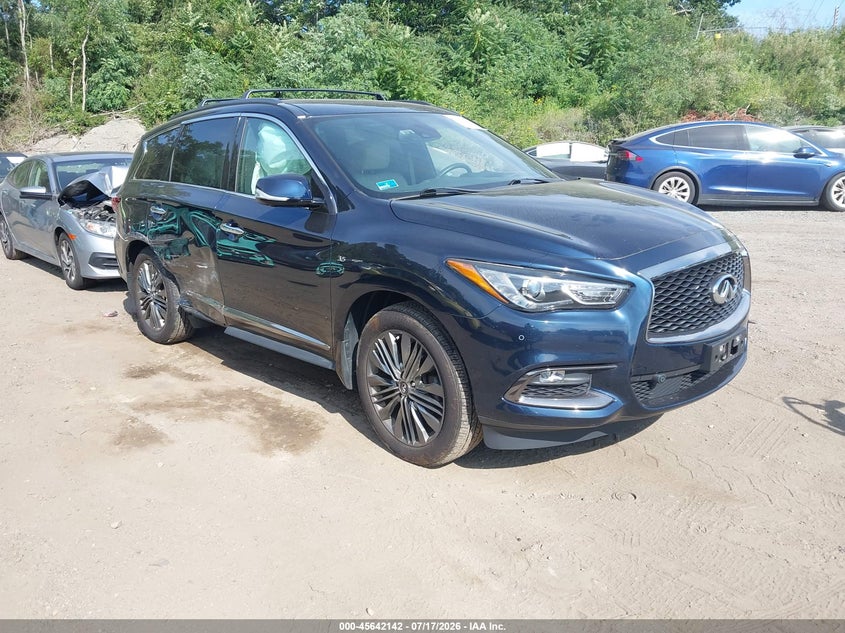 2019 Infiniti Qx60 VIN 5N1DL0MM0KC503871 IAAI salvage auction — SIDE, Salvage Title, sold $6,650 on 2026-09-08 (photo 1)