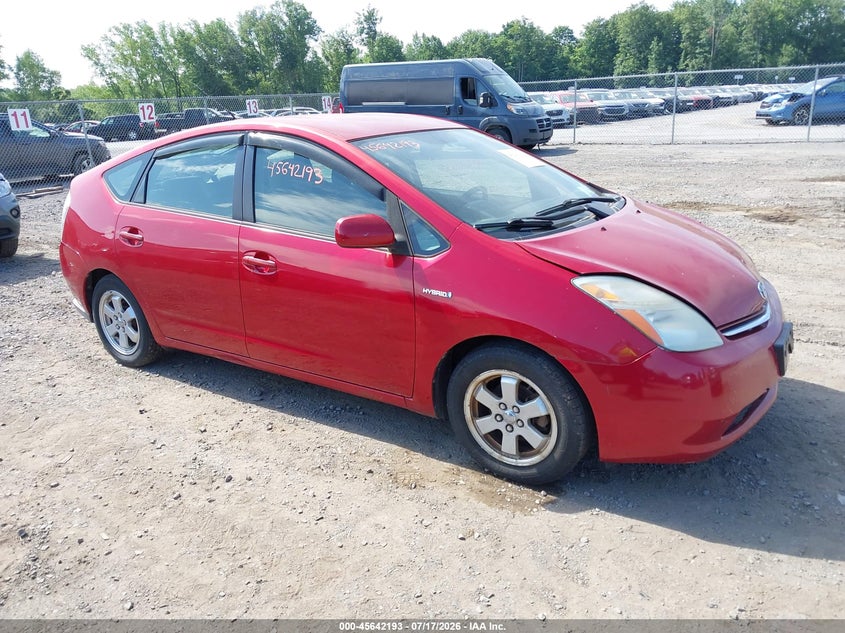 2007 Toyota Prius VIN JTDKB20U077587156 IAAI salvage auction — NORMAL WEAR, Clear (New York), sold $75 on 2026-07-28 (photo 1)