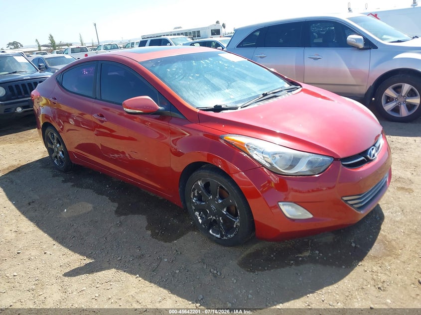 2011 Hyundai Elantra VIN KMHDH4AE4BU154293 IAAI salvage auction — NORMAL WEAR, Clear - Dealer Only (California), sold $575 on 2026-07-27 (photo 1)