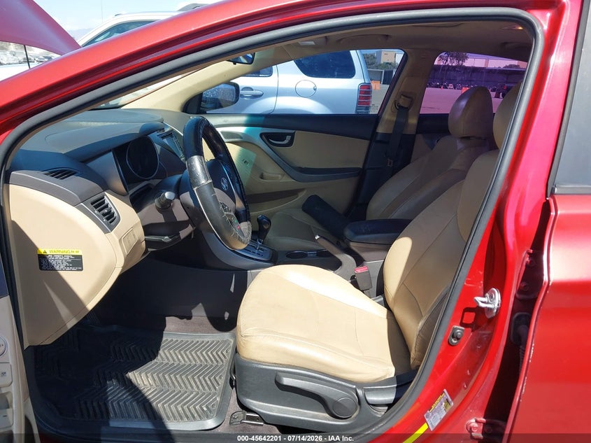 2011 Hyundai Elantra VIN KMHDH4AE4BU154293 IAAI salvage auction — NORMAL WEAR, Clear - Dealer Only (California), sold $575 on 2026-07-27 (photo 5)