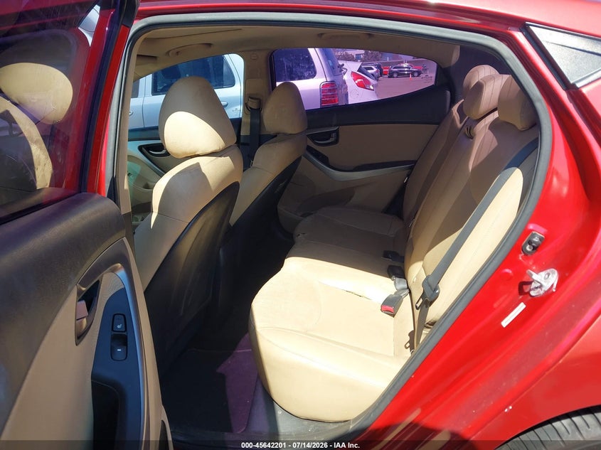 2011 Hyundai Elantra VIN KMHDH4AE4BU154293 IAAI salvage auction — NORMAL WEAR, Clear - Dealer Only (California), sold $575 on 2026-07-27 (photo 8)